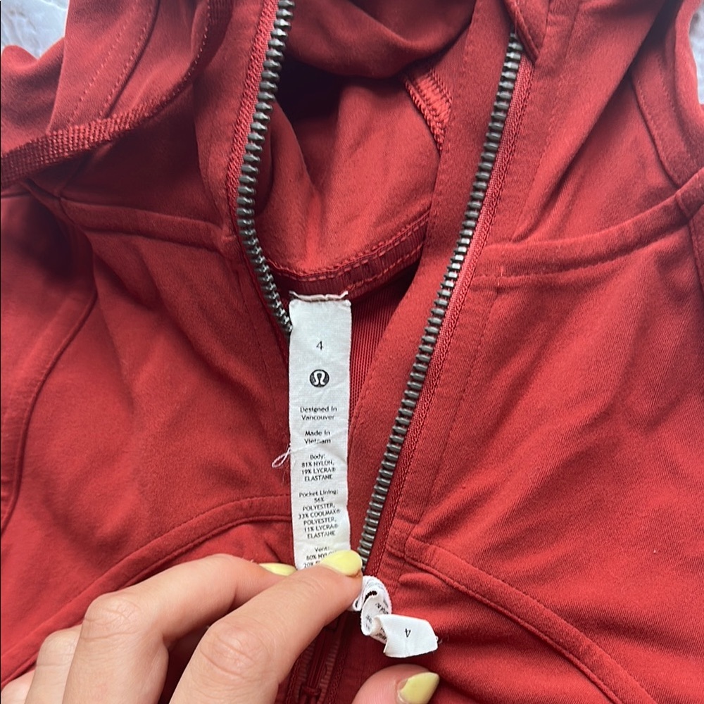 Red Lululemon define jacket - image 3